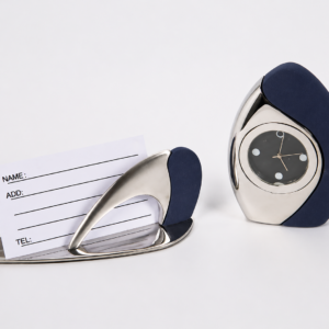 Minimalist Clock & Card Holder Duo