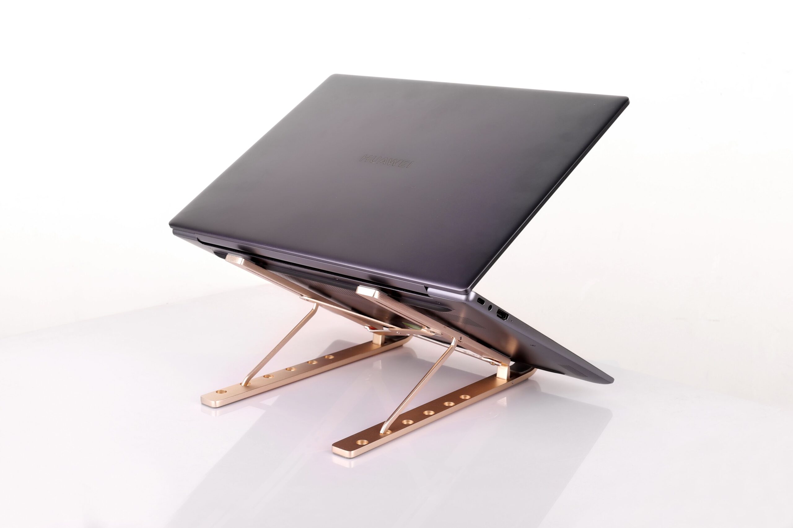 Portable Laptop Riser - X-Fold Pro Ergonomic Aluminum Stand - Image 3