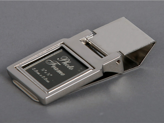 Premium Metal Mini Photo Frame Clip / Money Clip