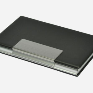 Classic Metal Clasp Leather Card Case