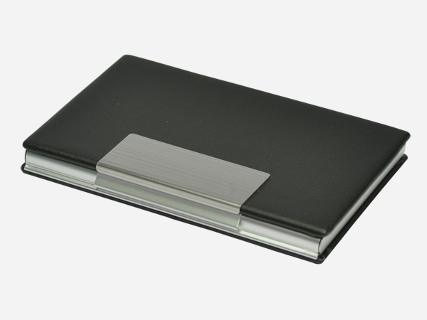 Classic Metal Clasp Leather Card Case