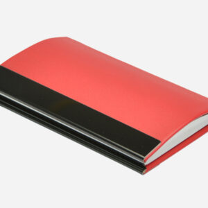 Creative Color-Block Curved Business Card Case
