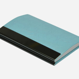 Creative Color-Block Curved Business Card Case