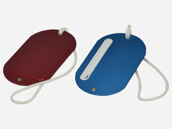 Classic Oval / Pill-Shaped Luggage Tag