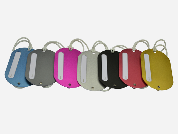 Classic Oval / Pill-Shaped Luggage Tag - Image 3