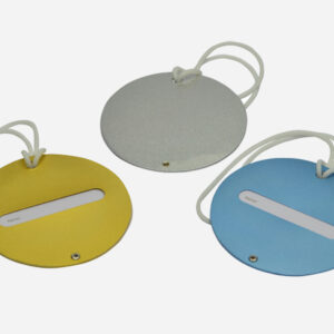 Creative Colorful Metal Travel ID Tag (Custom Laser Engraved Logo)