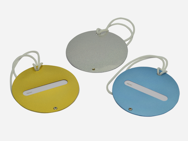 Creative Colorful Metal Travel ID Tag (Custom Laser Engraved Logo)