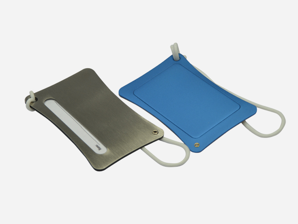Classic Contoured Rectangular Luggage Tag - Image 2